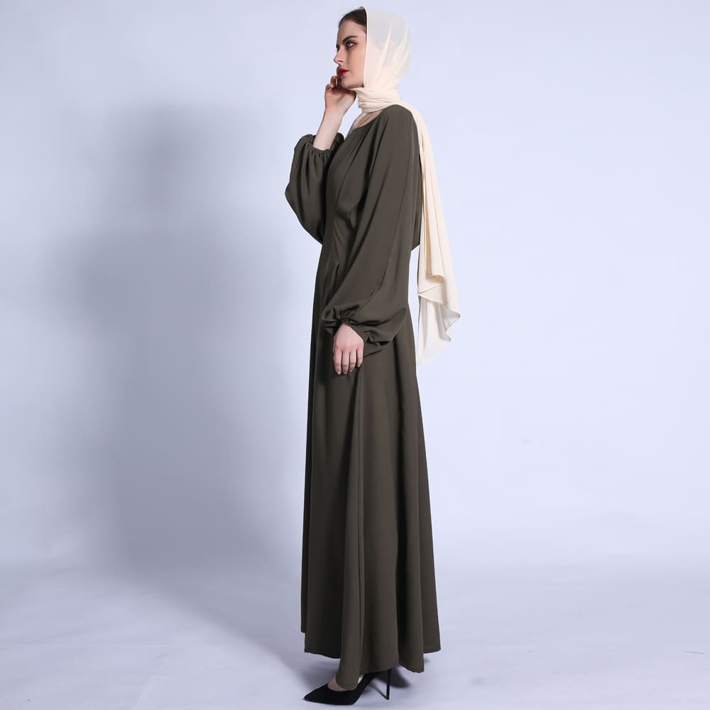 olive-abaya-dress